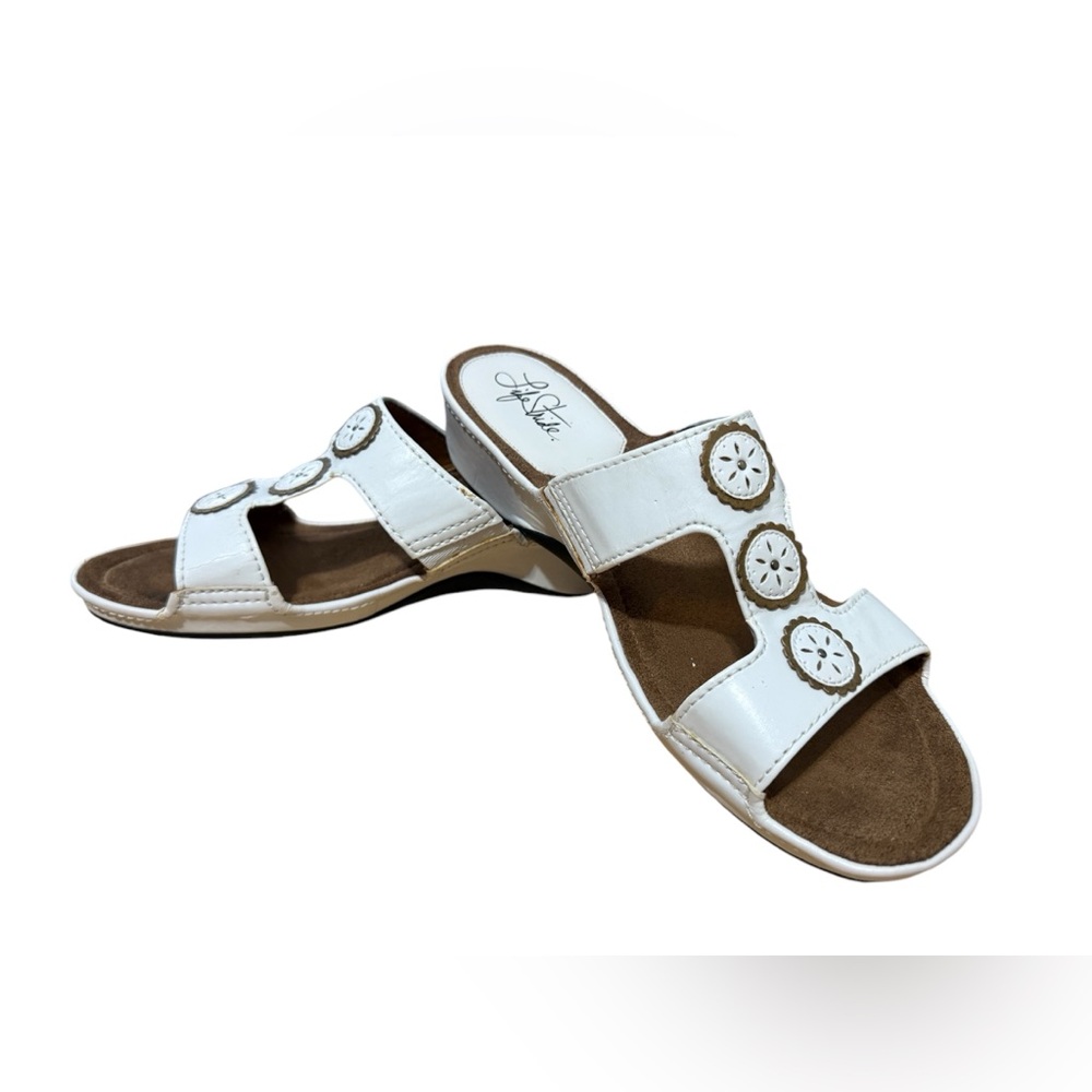 LifeStride Wedge Slide Sandals for Women Size 9.5 M